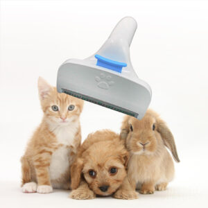 Pente Higienico Removedor de Pelos para Pets. Cor Branco