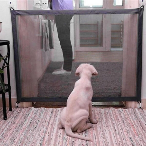 Tela Protetora Porta Grade Bebes Cães Gatos Pet 182x76cm - Imagem 6