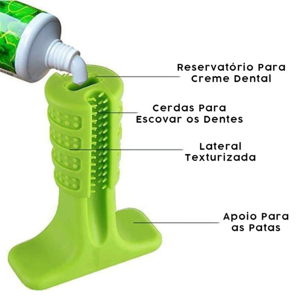 Brinquedo Mordedor Escova De Dente Para Cachorro Grande - Imagem 6