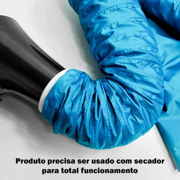Capa De Secagem Rápida Petshop Saco Para Secador Tamanho L - Imagem 3