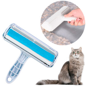 Removedor de  Pelos Pet Com Reservatorio  Cor:Azul