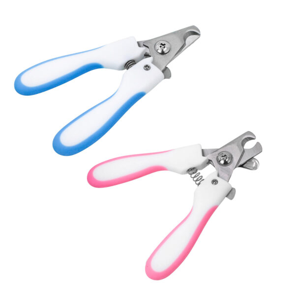 Alicate Pet Tesoura Corte De Unhas Com Lixa Cor:Azul - Imagem 2