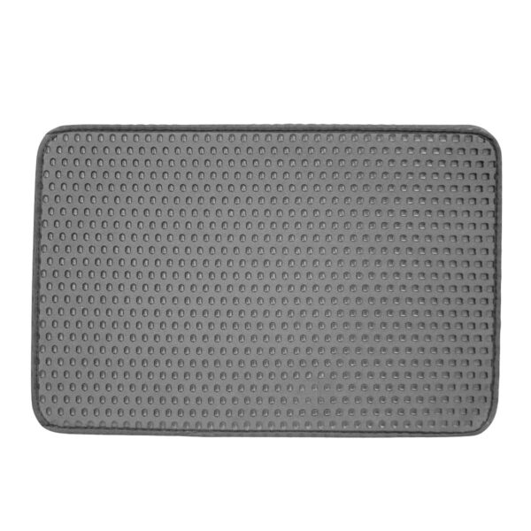 Tapete Higienico Para Gato Coletor De Areia 30x45cm :Preto