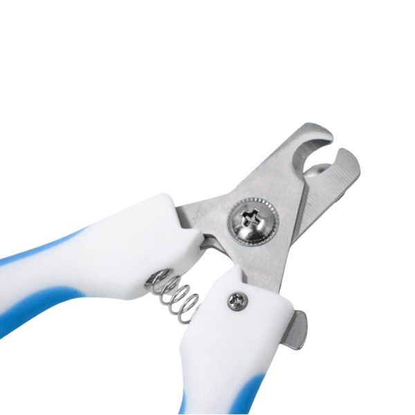 Alicate Pet Tesoura Corte De Unhas Com Lixa Cor:Azul - Imagem 4
