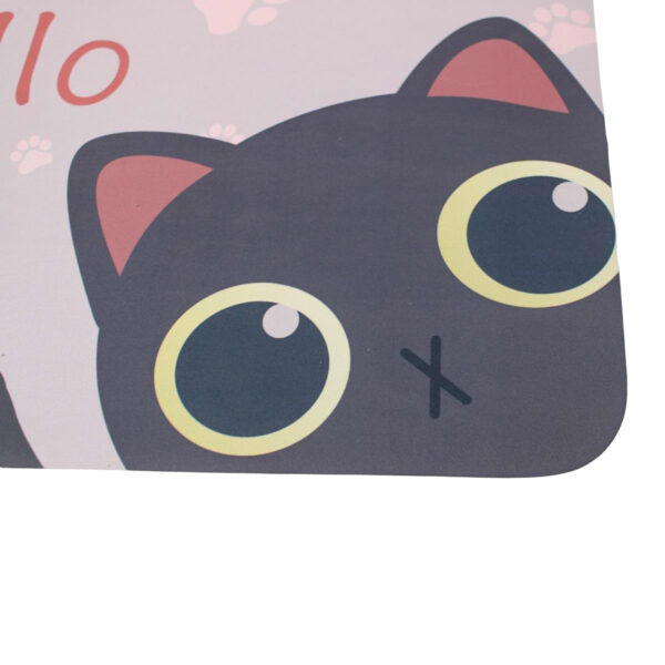 Tapete Secagem Rapida Retangular Estampado :Gato - Imagem 2