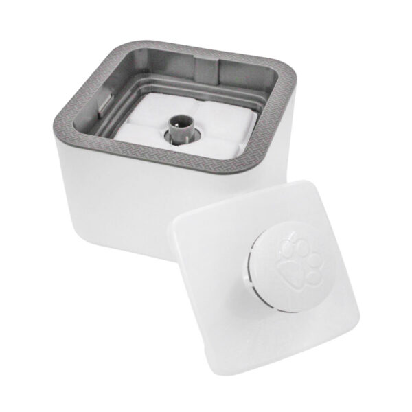 Fonte Bebedouro Gatos Cães Automatico Com Filtro USB Bivolt 2,5 Litro Cor:Branco - Imagem 6
