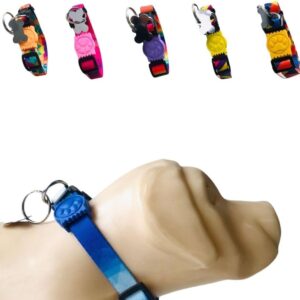 Coleira para Cachorros com Pingente para Identificação G, Tamanho Ajustável, Confortável e Resistente