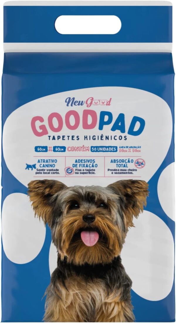 Good Pad Tapete Higiênico Para Cães 60Cmx60Cm 50 Unidades Embalagem Pode Variar