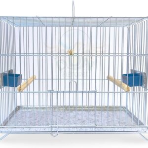 Gaiola Passarinho Coleiro Canário Periquito Malha Fina 14mm (QUADRADA)
