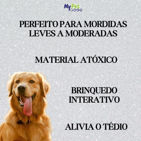 Osso Higiênico Com Corda,Pequeno,Brinquedo para Cachorro,Brinquedo para Cães - Imagem 8