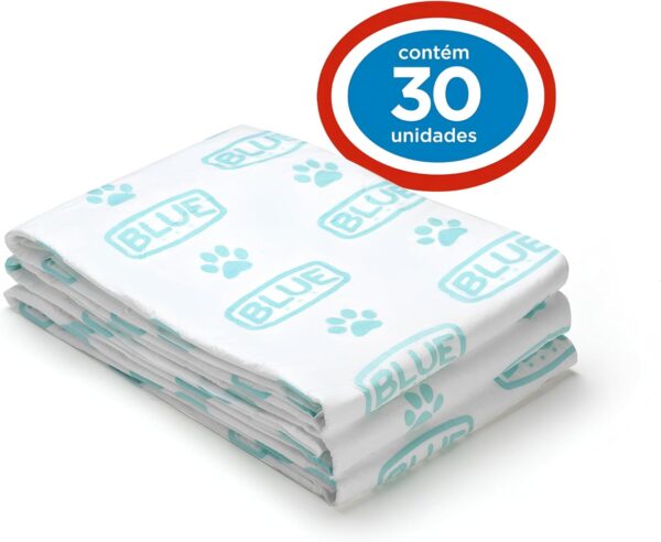 Blue Premium Tapete Higiênico Para Cães 30 Unidades - Imagem 3