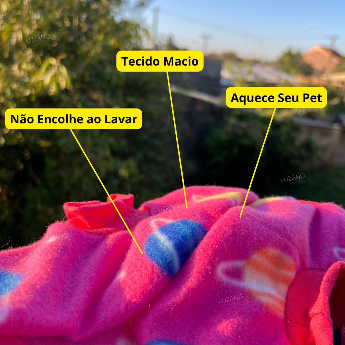 Roupa para Cachorro Roupas de Cachorros Roupinha Pet Cães Gato Soft Frio Inverno (Femea, Tamanho 2) - Imagem 2