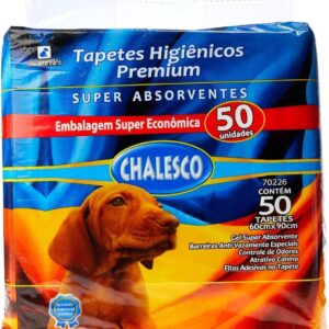 Chalesco Tapete Higiênico Premium 50 Unidades 90 x 60 cm