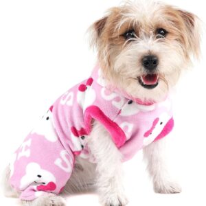 Pickorruchos Macacão Fleece p/cães, Rosa, 01