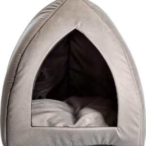 Maxximo Pet Cama Oca para Pets tipo Cabana Iglu Cinza