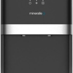 Bebedouro de Mesa para Garrafão Eos Mineralle com Compressor Preto Ebc04p 220v