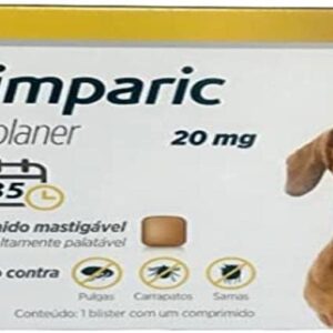 Zoetis Simparic 20Mg 5 1 Até 10Kg 1Cp Para Cães