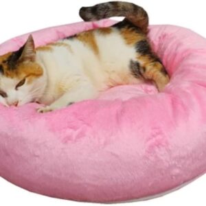 Cama Pet Para Gatos e Cachorros Redonda Macia 50x50 Pelúcia Velboa
