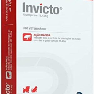 Dechra Antipulgas Invicto Cães Até 11 4 Kg - 1 Comprimido