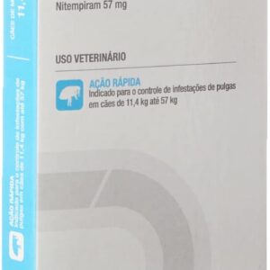 Dechra Antipulgas Invicto Cães De 11 4 A 57 Kg - 1 Comprimido