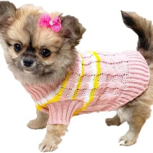Vestido Pet Listra - Katlen Tricot (Rosa, GG)