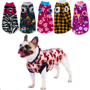Roupa para Cachorro Roupas de Cachorros Roupinha Pet Cães Gato Soft Frio Inverno (Macho, Tamanho 4)