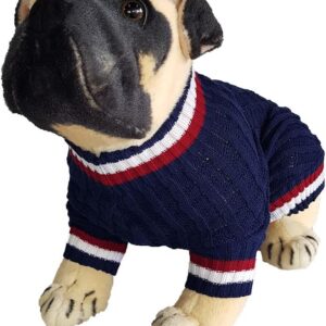 Roupinha Pet Katlen Tricot Canetran Listra Gola