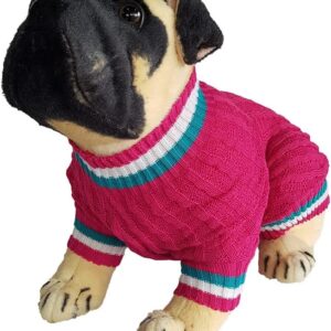 Roupinha Pet Katlen Tricot Canetran Listra Gola