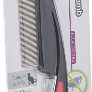 Ferplast GRO 5838, Pente Antipulgas para Cães, Vermelho Ferplast para Cães, Vermelho