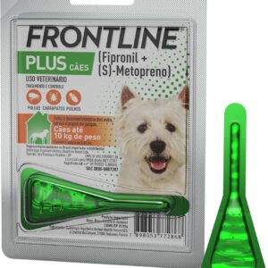 Frontline Antipulgas E Carrapatos Plus Para Cães De Até 10Kg