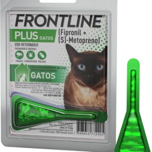 Frontline Antipulgas e Carrapatos Plus para Gatos, verde, Tamanho único