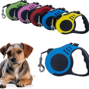 Coleira Retrátil Para Cães E Gatos Resistente Fita Extensível Automática 5 Metros 15 Kg Rosa