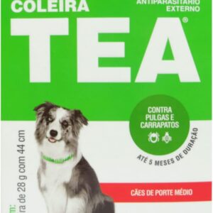 KONIG Coleira Tea 28G - Antipulgas E Carrapatos Para Cães - Médio Porte