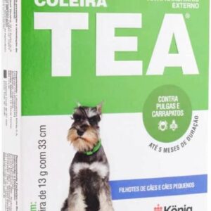 KONIG Coleira Tea 13G - Antipulgas E Carrapatos Para Cães - Pequeno Porte