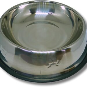Comedouro 1600ml Inox Tigela Pote Ração Água Cão Grande Gigante