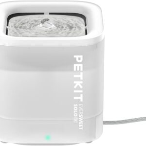 PET~KIT 1,85L Bebedouro para Gatos e Cães de Pequeno Porte Super Silencioso, Higiênico e com Desligamento Automático