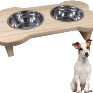 Comedouro Pet Elevado Bebedouro Para Cachorro 2 Tigelas Aço InoxTamanho Pequeno