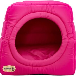 Cama iglu toca para cachorro e gato, cama 2x1 para cachorro ou gato com almofada, TAM. G