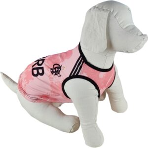 Camiseta Regata para Pet Personalizada do Flamengo 2 (Padrão, PP)