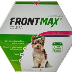 Coleira Antiparasitária Vetoquinol Frontmax para Cães até 4 Kg 14g