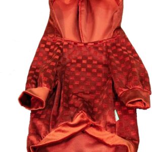Modernpet Roupa Para Cachorro Moletom Com Capuz Vermelha - Tam. G