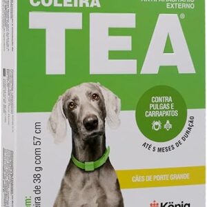 KONIG Coleira Tea 38G - Antipulgas E Carrapatos Para Cães - Grande Porte