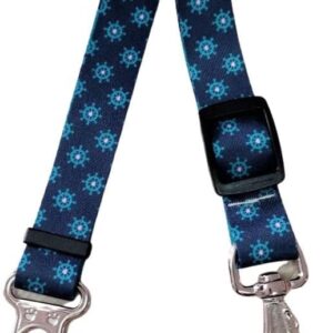 MY PET BRASIL Cinto De Segurança Para Cães 80Cm Regulável Adaptador De Carro Para Cachorros Guia Pet Transporte Viagem E Passeio Modelo Universal Estampa Stock