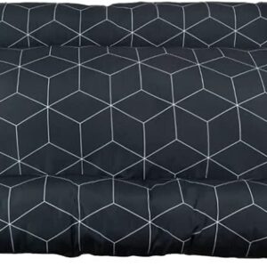 Colchonete para Cachorro Mabuu (Grande, Geométricas Preta)