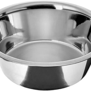 Tigela Para Cães Porte Grande Pet Comedouro Inox 1,4l(Alumínio Inox)