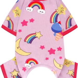 Pijamas para cães pequenos, meninos e meninas, roupas para cães minúsculos chihuahua Yorkie, camisa de primavera e verão, macacão fofo para filhotes, macacão de gato, roupas para animais de estimação