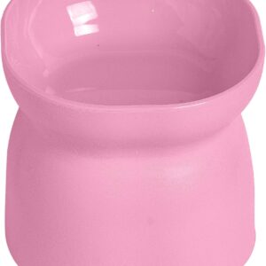 PET GAMES – Comedouro ou Bebedouro Funcional, Elevado, com Design Elegante e Qualidade Premium para Gatos – ErgonoCat Rosa