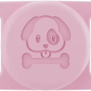 Capa Case Protetor De Silicone Premium A Prova De Água Compatível Com Rastreador Redondo Para Fixar Em Coleira Pet, Gato e Cachorro, Antiperda E Antirriscos – DAZZELI (ROSA)