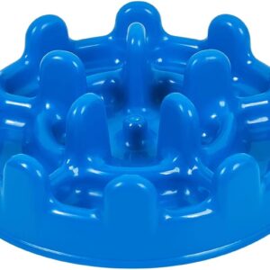 Pet Games Comedouro Lento Funcional Mini Pet Fit Azul Para Gatos