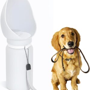 Garrafa Bebedouro Pet 550 ml em Silicone Dobrável – Antivazamento, Leve e Portátil para Cães e Gatos
